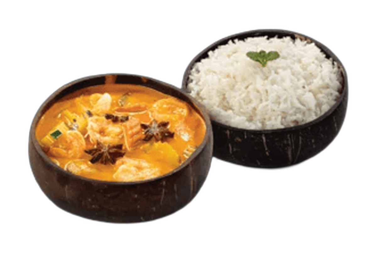 Riz curry rouge / vert